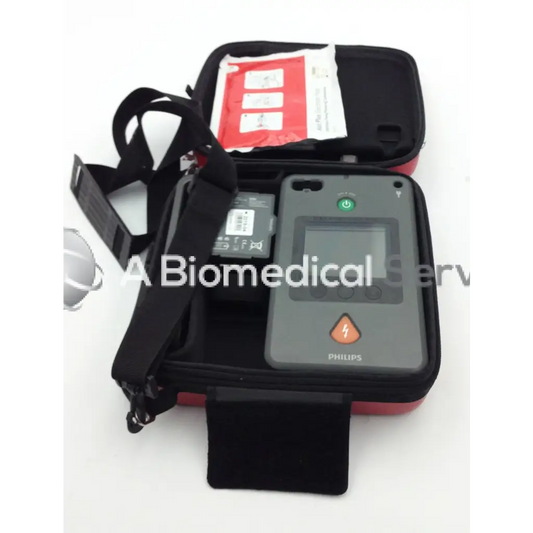 Philips HeartStart FR3 AED Defibrillator ECG Bundle