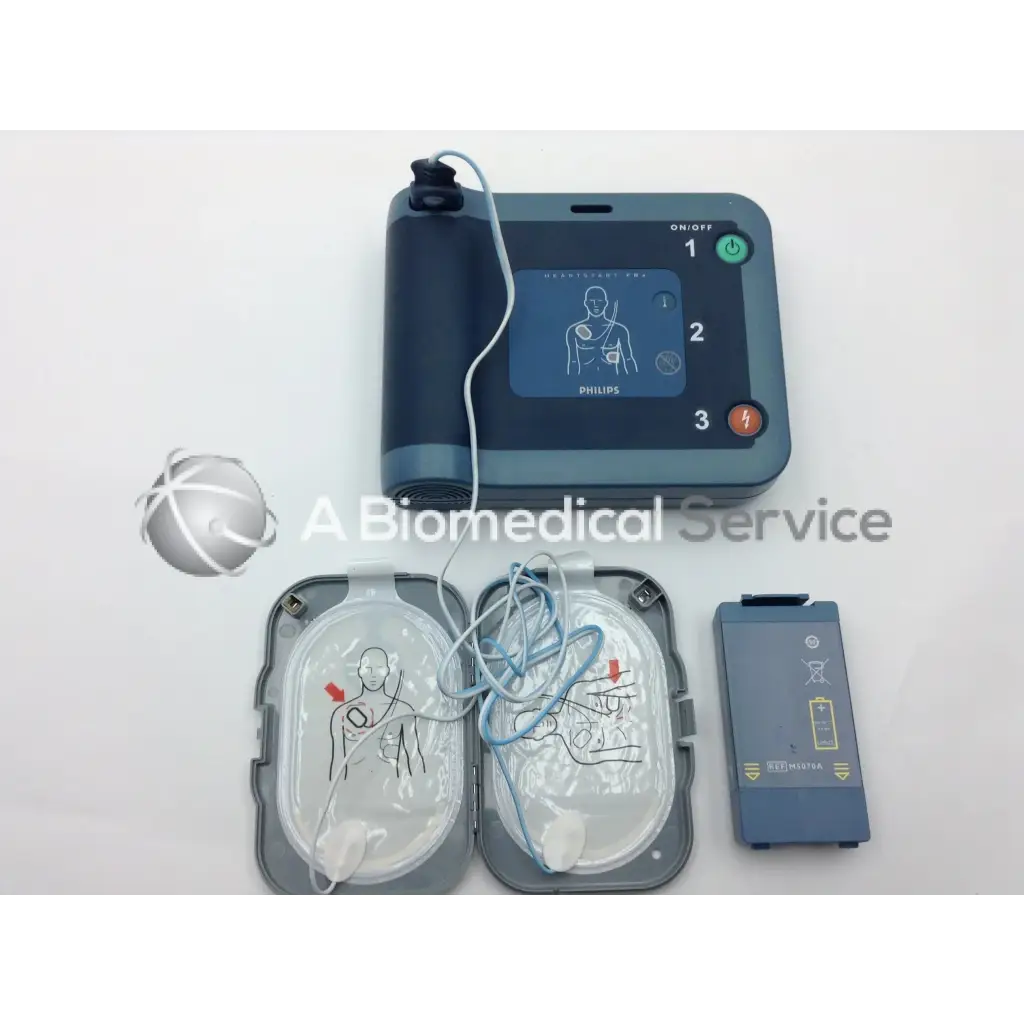 Load image into Gallery viewer, A Biomedical Service Philips Heartstart FRX AED Trainer w/ Smart Pads Battery 650.00