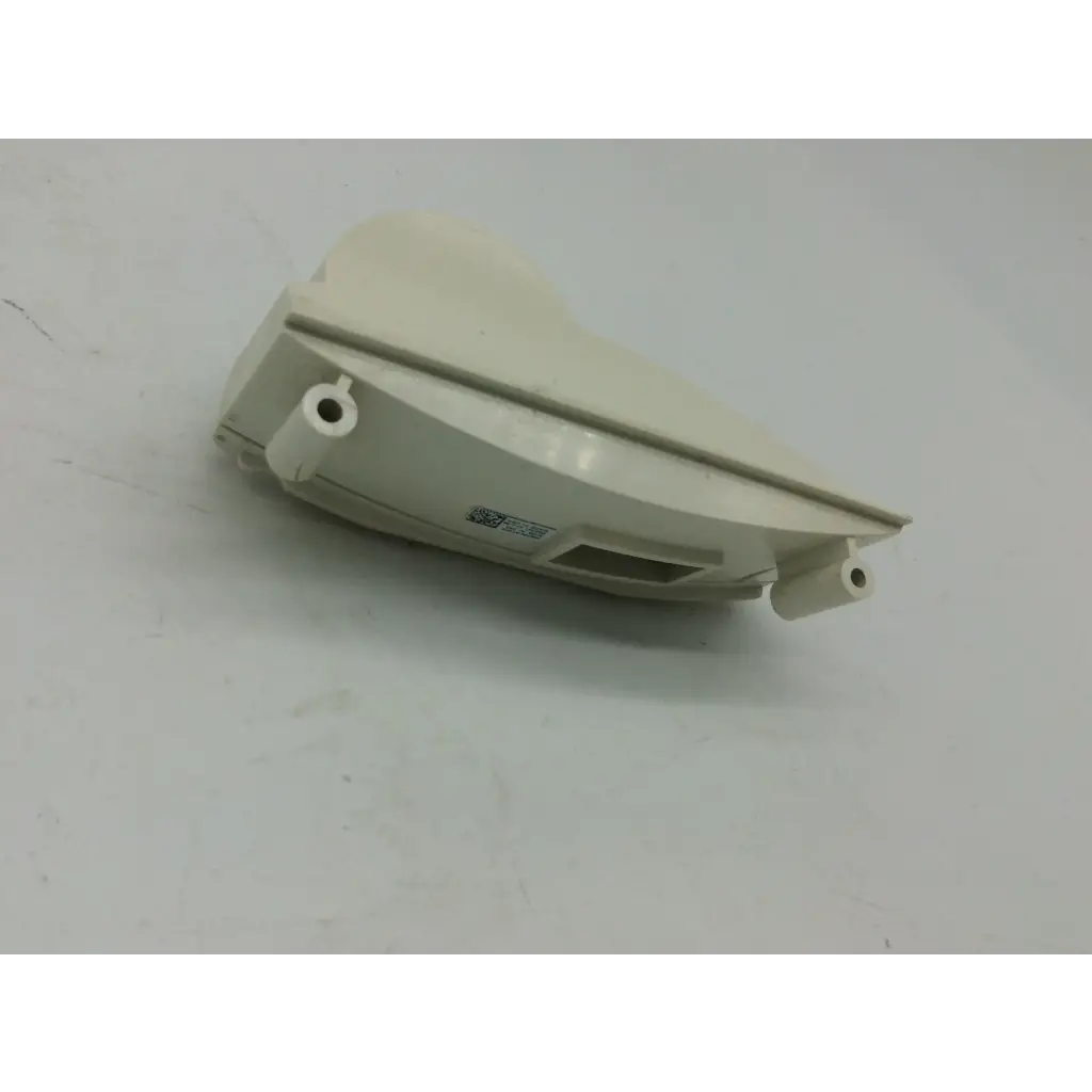 Off-white plastic monitor controller dial cover with molded edges and mounting holes for m4046-61402 patient monitor controller