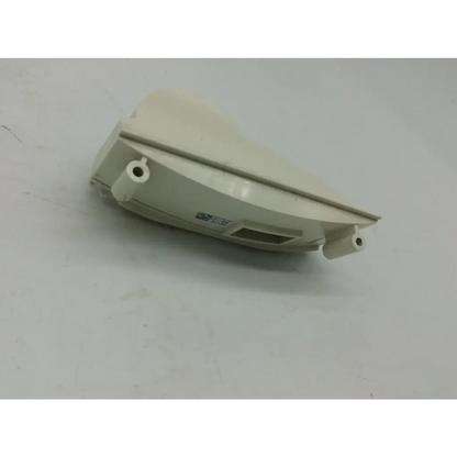 Off-white plastic monitor controller dial cover with molded edges and mounting holes for m4046-61402 patient monitor controller