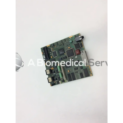 Philips M3046-66402 patient monitor circuit board green with black and silver electronic components for patient monitor