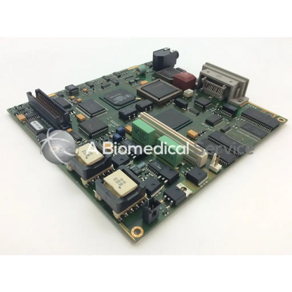Green circuit board with black beige and green components for philips m3046-66402 patient monitor circuit board