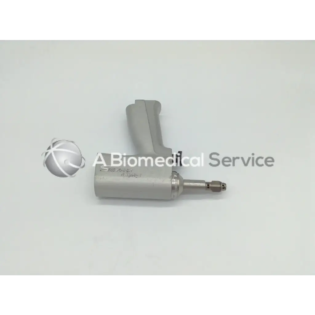 Stryker system 5 double trigger rotary drill in gray with metallic tip and textured grip ergonomic trigger rotary drill