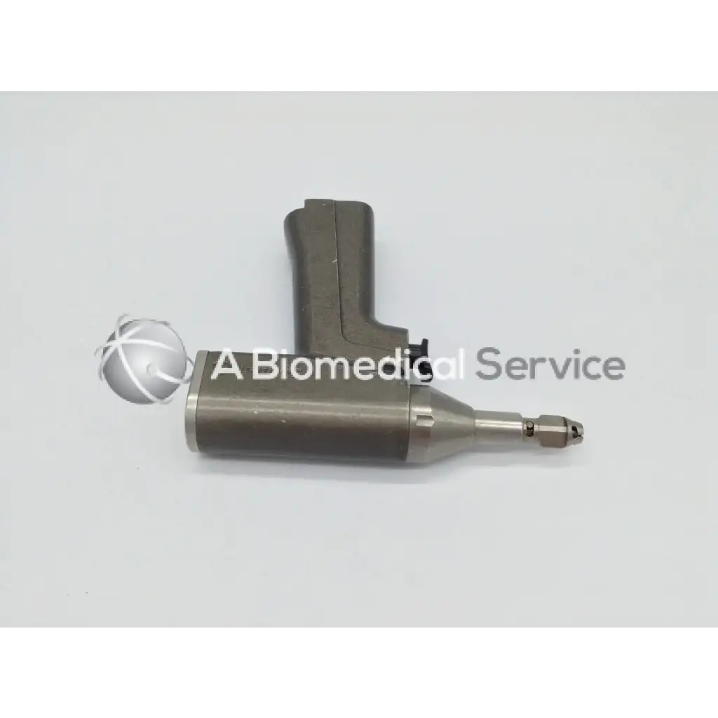 Gray metallic stryker system 6 recip reciprocating surgical drill with ergonomic handle and precision bit tip ad5=740 box=14 1-10-23-2nj