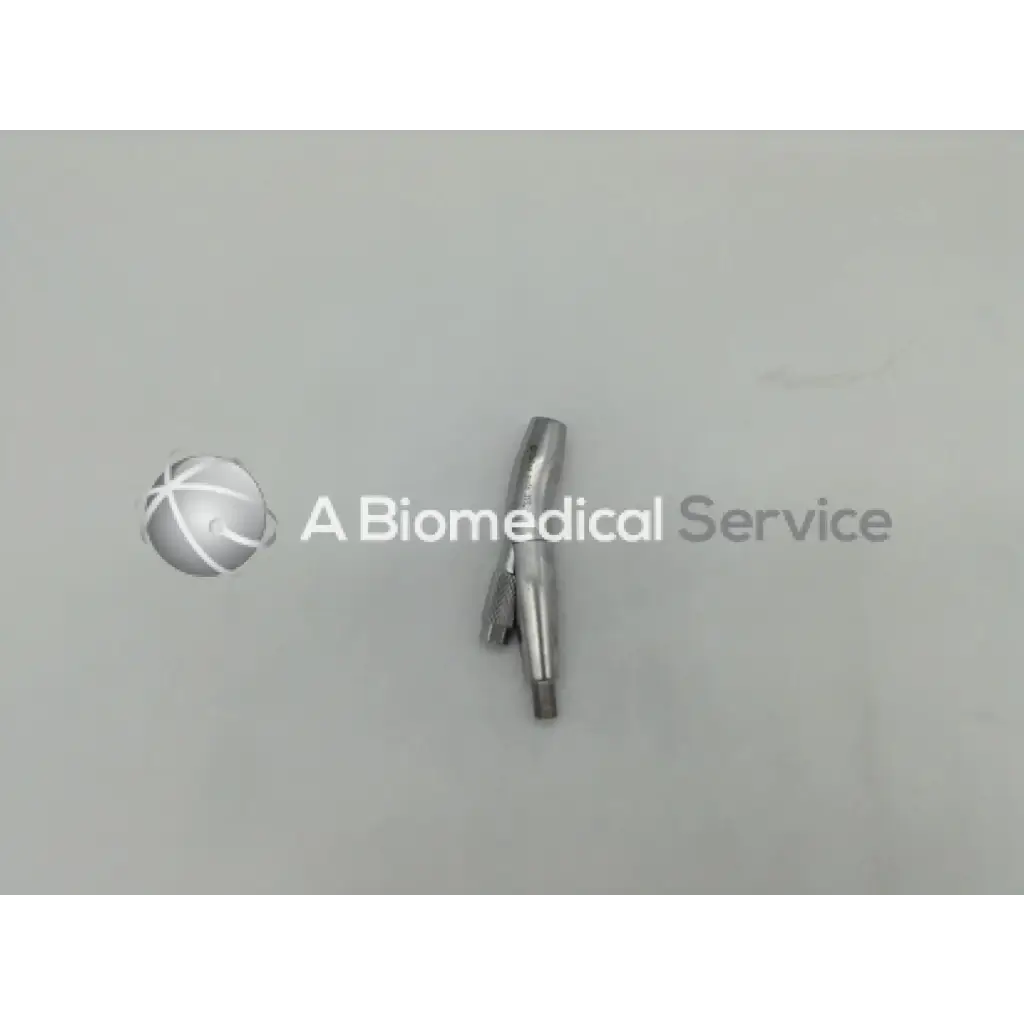 Silver metallic curved tapered synthes orthopedic surgical medical instrument holder model 355.16 for precise use