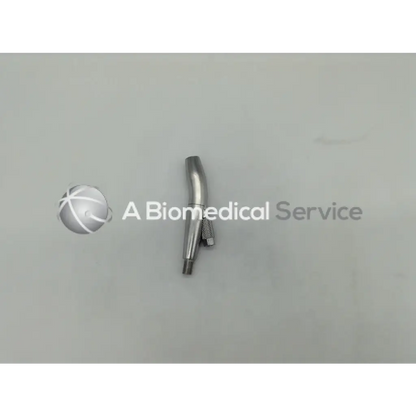 Silver metallic synthes orthopedic surgical medical instrument holder with textured grip and tapered shaft model 355.16