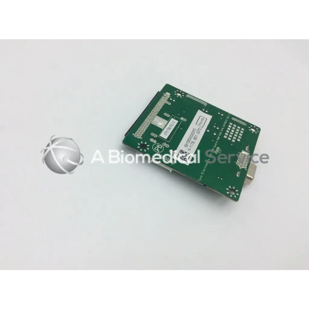 Green rectangular lcd ctr board with silver connectors and white labeling for tyco electronics e670547 rev c