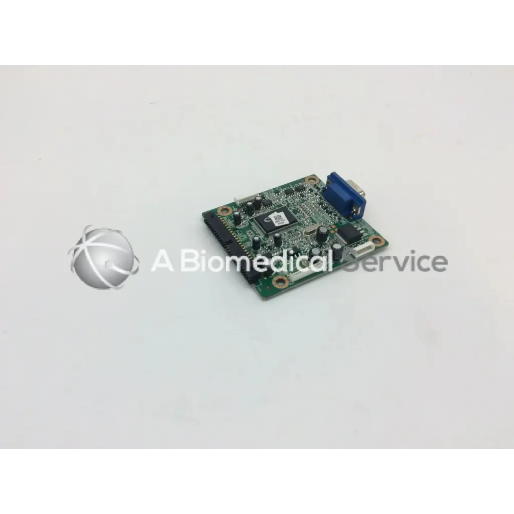 Green circuit board with blue vga connector and components for tyco electronics e670547 rev lcd control board