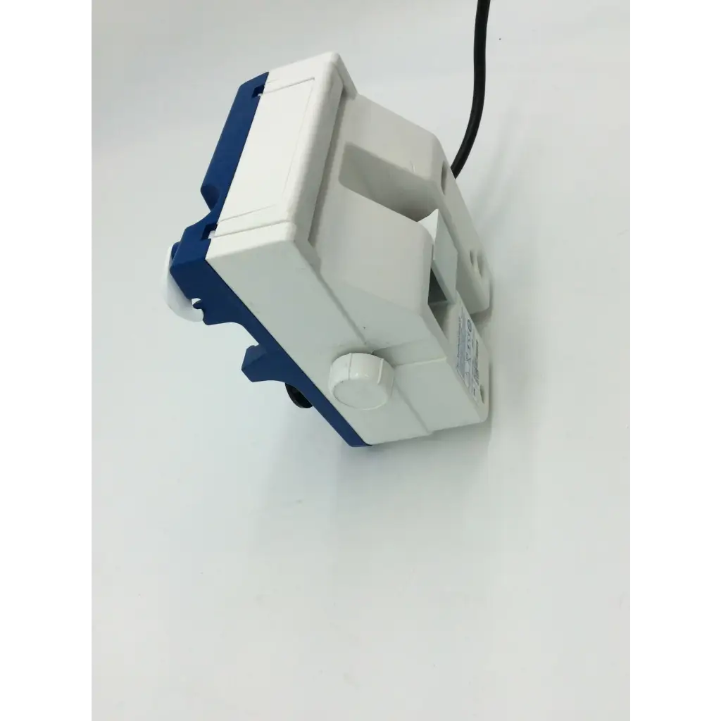 White and blue plastic electrical circuit breaker with black cord attached for tyco healthcare kangaroo 924 enteral feeding pump