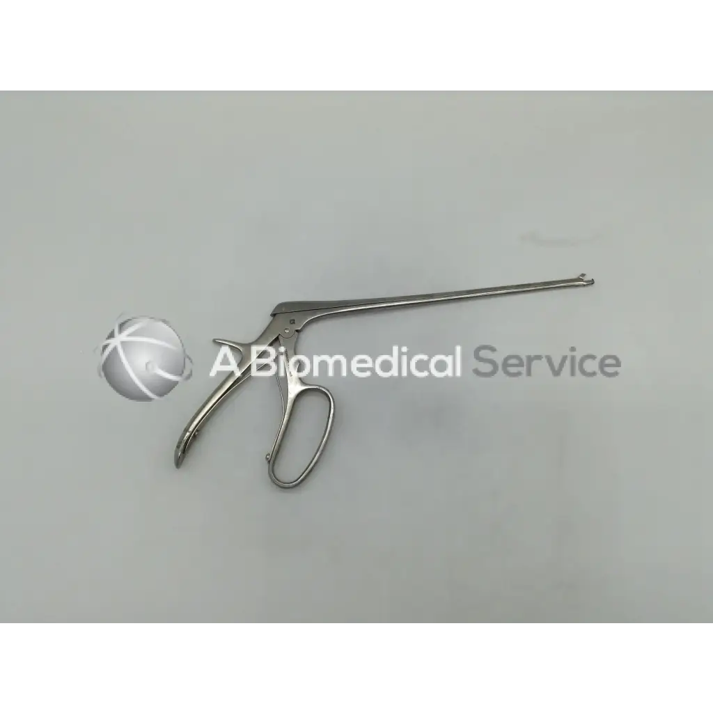 Stainless steel mueller gl1943 tischler cervical biopsy punch forcep with curved handle and long slender arm