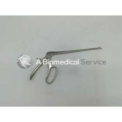 Stainless steel mueller gl1943 tischler cervical biopsy punch forcep with curved handle and long slender arm