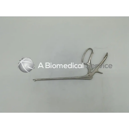 Silver stainless steel v mueller gl1943 tischler cervical biopsy punch forcep with curved handle and slender arms