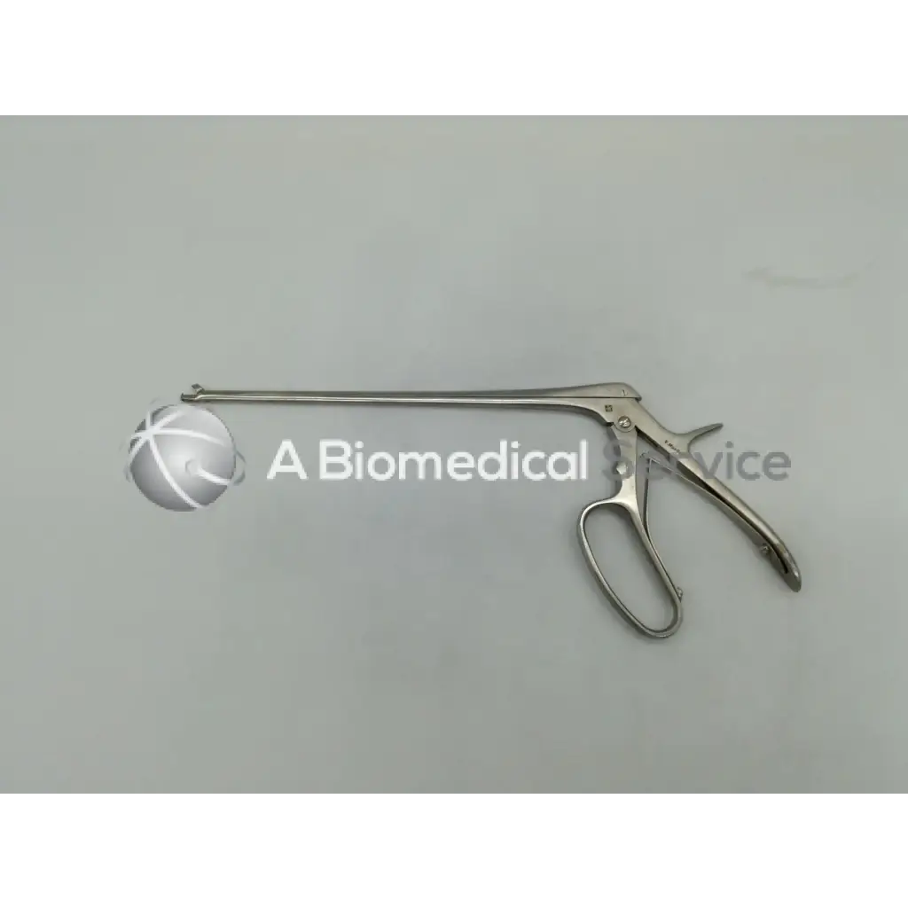 Silver mueller gl1943 tischler cervical biopsy punch forcep with long slender shaft and ergonomic handle