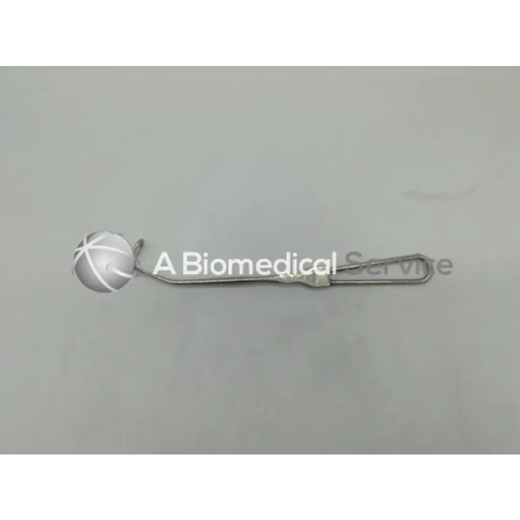 Silver-colored mueller nl1020 cushing retractor with crosshatch spherical head and long slender metallic handle