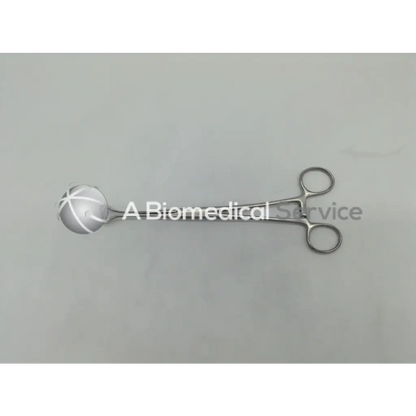 Silver mueller su5001 babcock forceps with spherical textured tip and ergonomic handles for surgical use