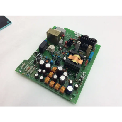 Green printed circuit board v752606e3 v752606e3 v5631502 with capacitors resistors and transformer components