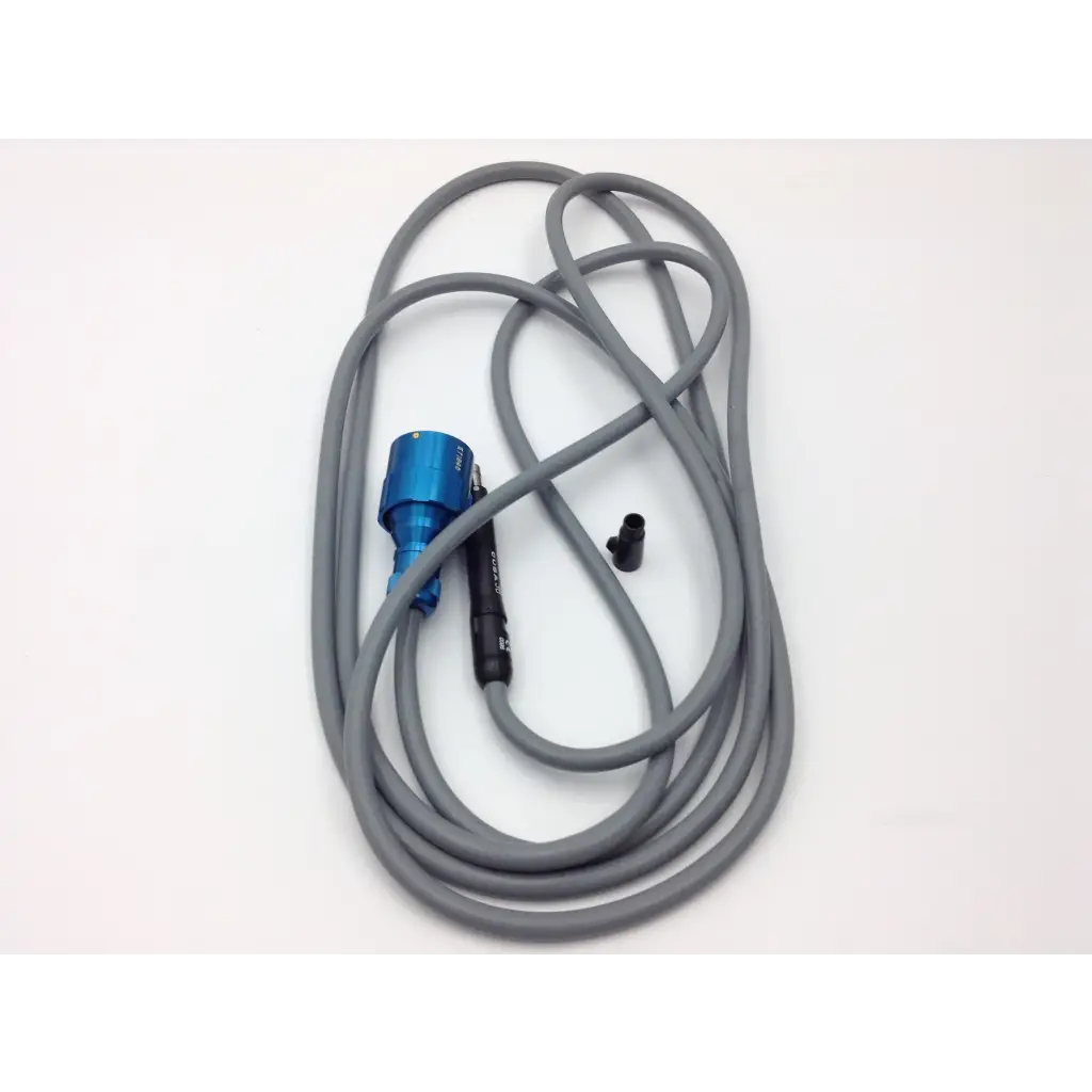 Blue and black valleylab cusa excel handheld vacuum hose with gray flexible tubing for cusa excel 36khz handpiece