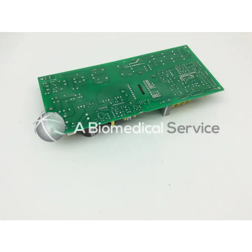 Green rectangular circuit board with silver solder points and components for vatech panoramic dental x-ray vt-pwr-004