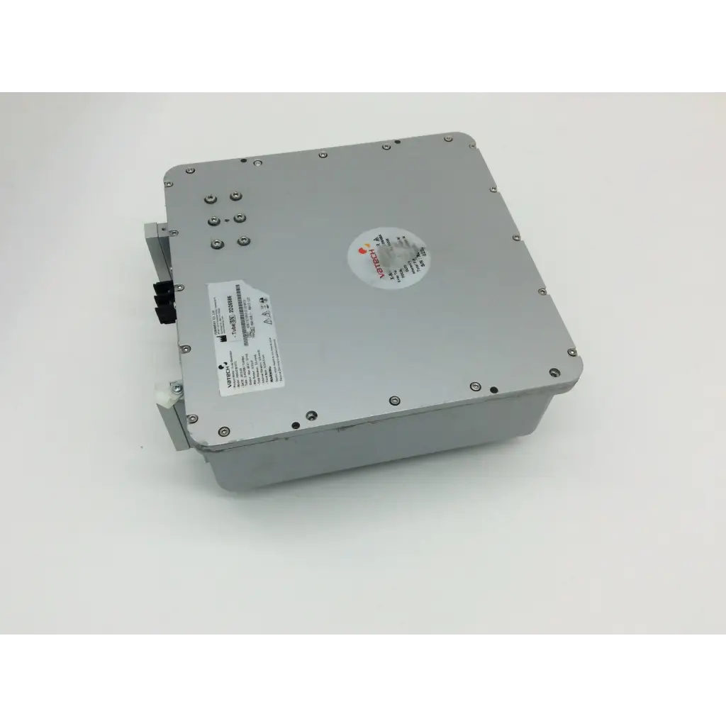 Silver metallic industrial control box with matte finish and mounting screws on vatech x-ray generator hdg-07b10t2