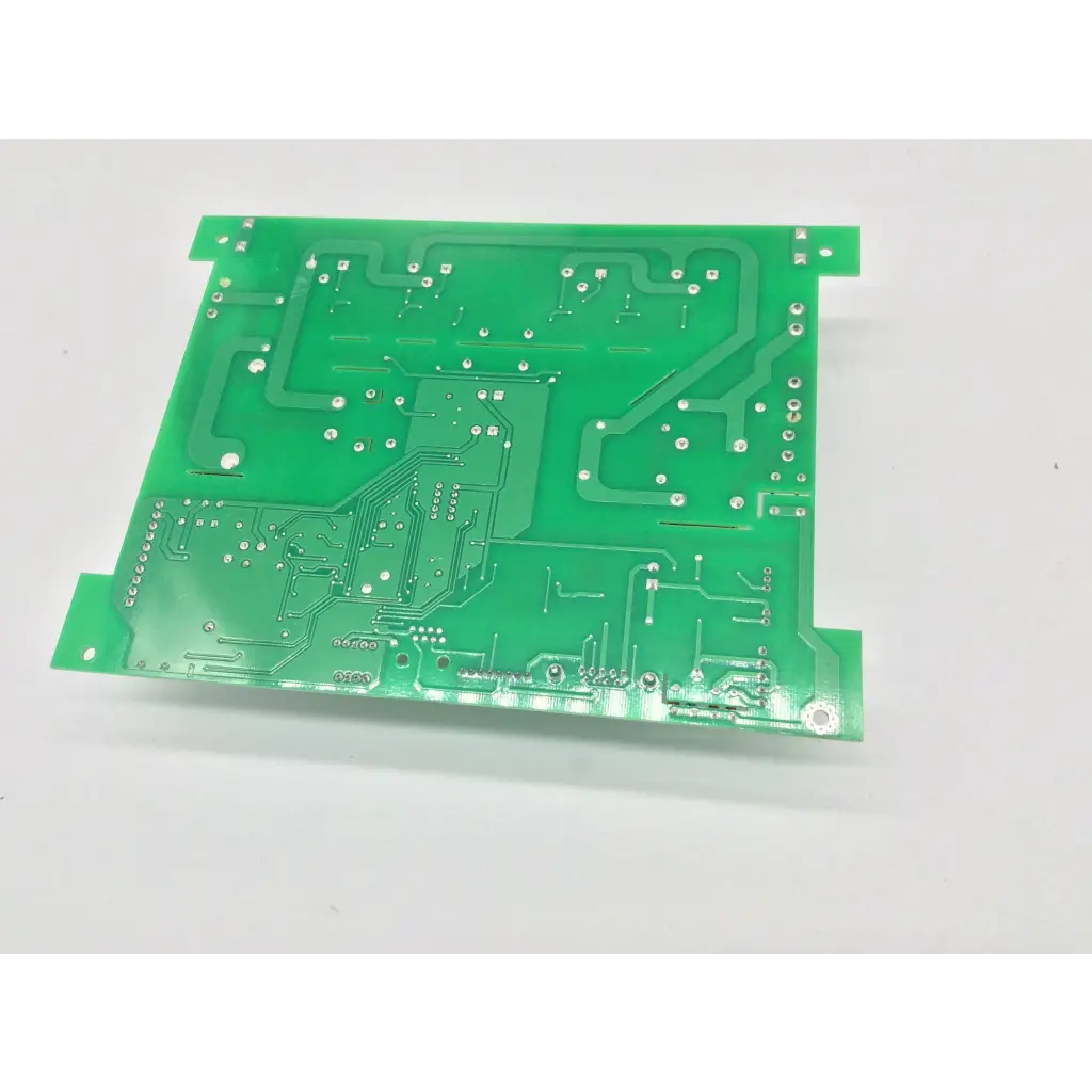 Green rectangular printed circuit board with silver solder pads and copper traces in vatech inv-10 hd01 b1529-12b humanray