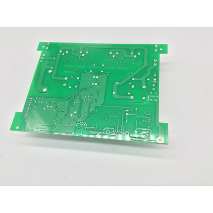 Green rectangular printed circuit board with silver solder pads and copper traces in vatech inv-10 hd01 b1529-12b humanray