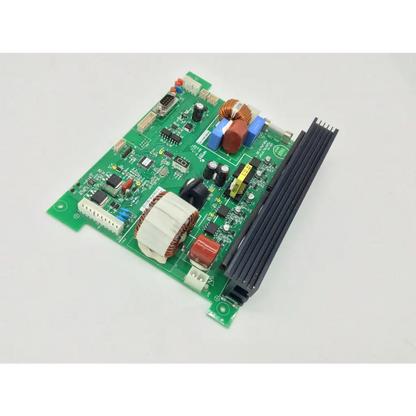 Green printed circuit board with capacitors resistors and heat sink for vatech inv-10 hd01 b1529-12b humanray
