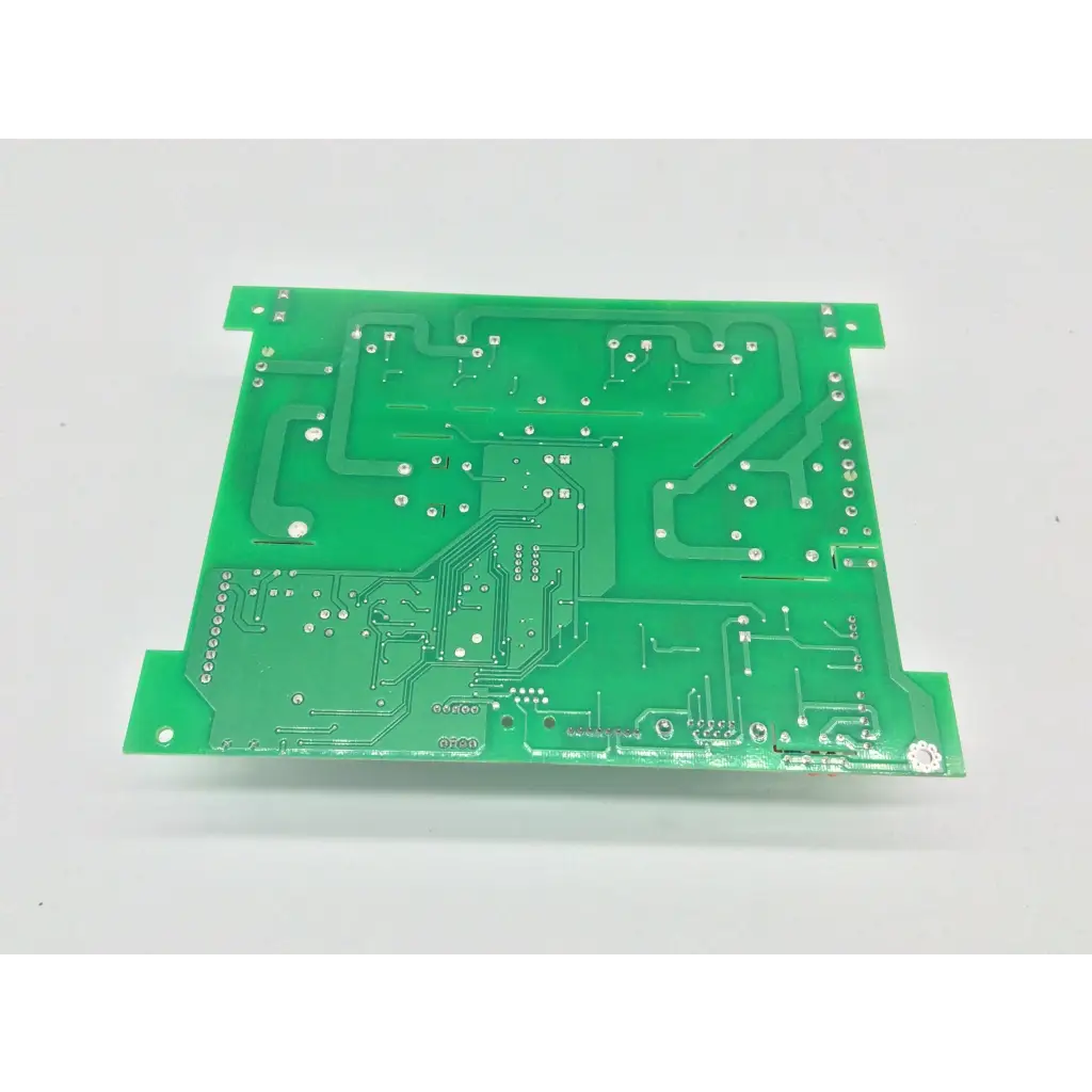 Green rectangular printed circuit board with silver solder pads and copper traces for vatech inv-10 hd01 b1529-12b humanray