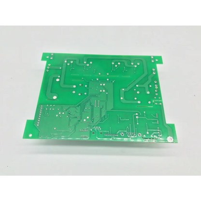 Green rectangular printed circuit board with silver solder pads and copper traces for vatech inv-10 hd01 b1529-12b humanray