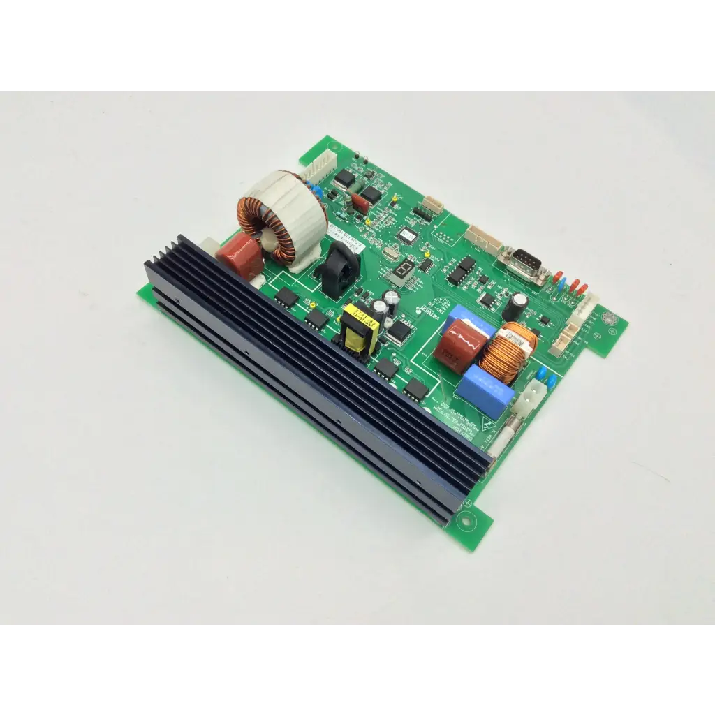 Green printed circuit board with black heat sink and electronic components for vatech inv-10 hd01 b1529-12b humanray
