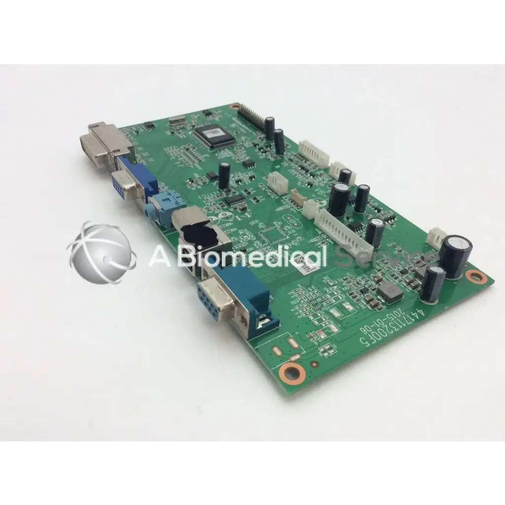Green circuit board with electronic components and connectors vb-1518 4417113200f5 qd96 e198919 board