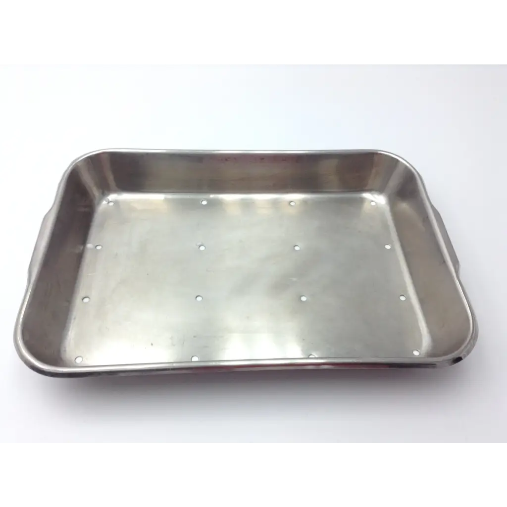 Vollrath instrument tray 8.5x5x2 stainless steel rectangular baking pan with rounded corners and perforated bottom