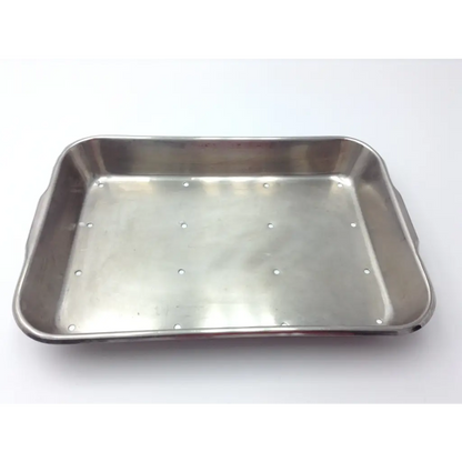 Vollrath instrument tray 8.5x5x2 stainless steel rectangular baking pan with rounded corners and perforated bottom