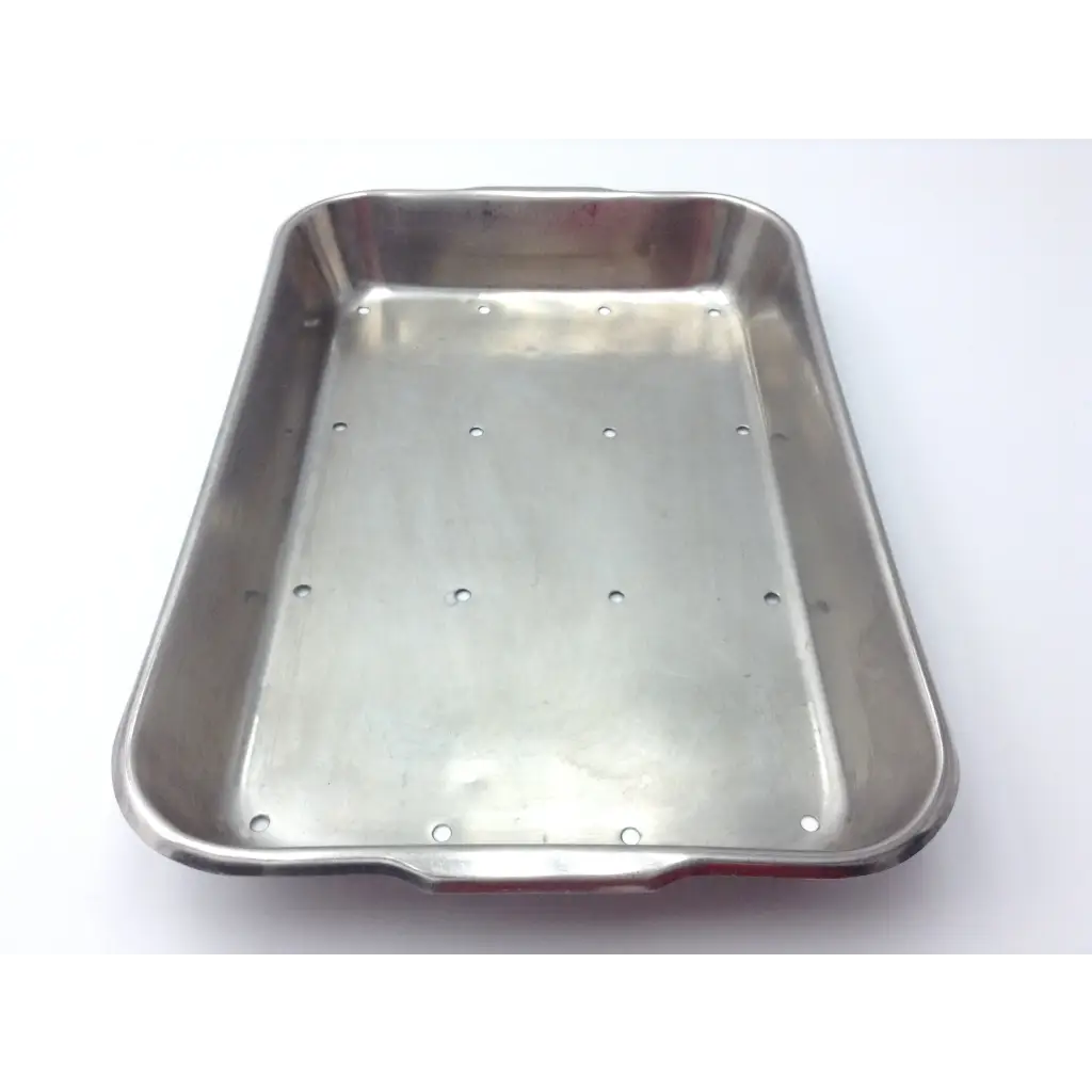 Load image into Gallery viewer, A Biomedical Service Vollrath Instrument Tray With Holes 8.5X5X2 Stainless Steel With Handles 35.00
