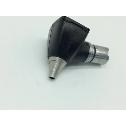 Welch Allyn 25026 diagnostic otoscope head in black and silver with textured grip and metallic tip for medical use
