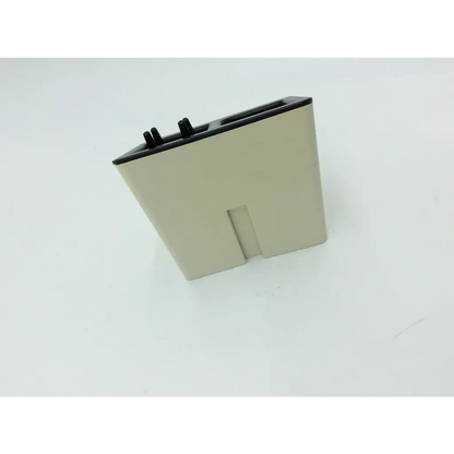Beige plastic welch allyn charging stand 71123 with black accents and two input ports for efficient charging