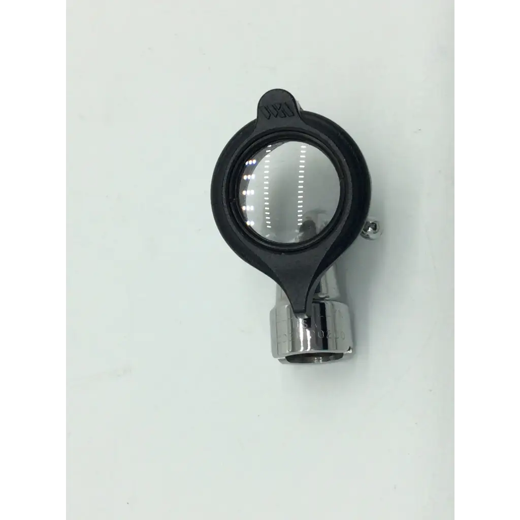 Welch allyn hillrom 20200 hal pneumatic otoscope black and chrome with circular magnifying lens and ergonomic handle