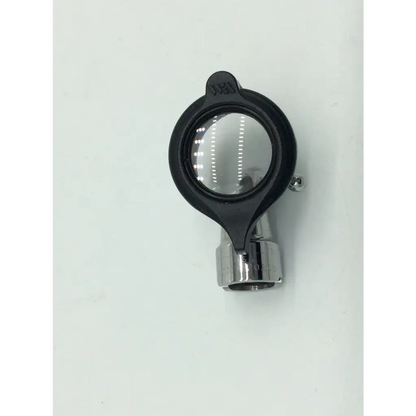 Welch allyn hillrom 20200 hal pneumatic otoscope black and chrome with circular magnifying lens and ergonomic handle