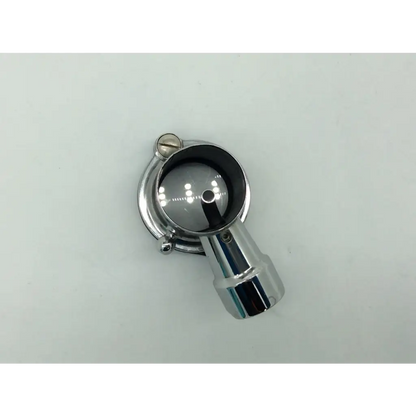 Chrome-finished metal showerhead with sleek cylindrical design and circular base for welch allyn hillrom hal pneumatic otoscope