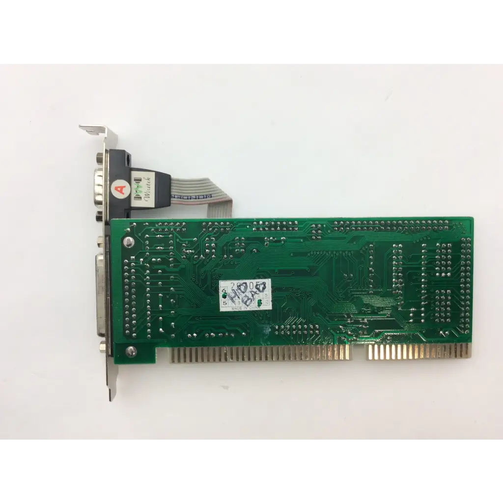Green circuit board isa multi winbond 83757 controller with silver connectors and black i o bracket bbcf1-8