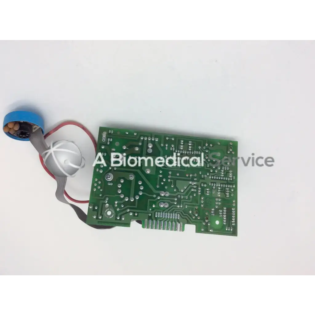 Green rectangular zeiss humphrey 320147004 750 z axis board with silver components and blue connector for visual field analyzer