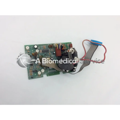 Green circuit board with electronic components and flexible ribbon cable for zeiss humphrey 320147004 750 z axis board visual field analyzer