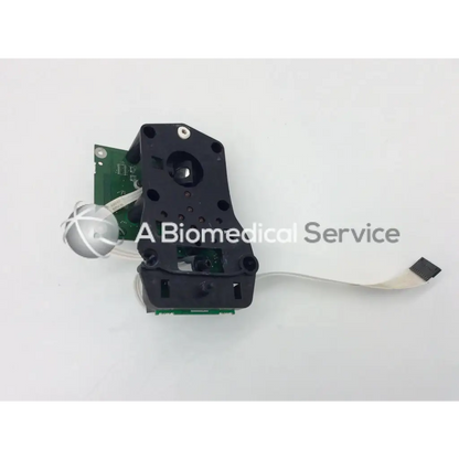 Black plastic housing with integrated green circuit board and silver spherical component for zeiss humphrey visual field analyzer camera support visual