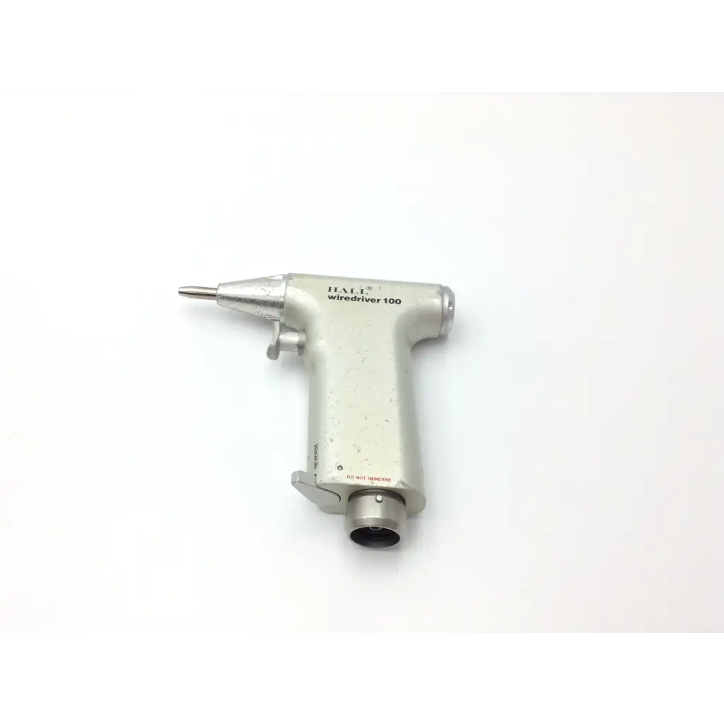 Zimmer hall surgical micro tool with slender precision tip and ergonomic handle in silver wiredriver 100 set case